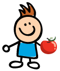 child-with-apple